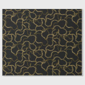 Papier Cadeau Urban Streetstyle Gold Chains Pattern (Plat)