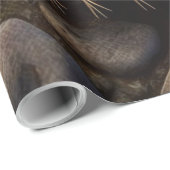 Papier Cadeau Urchine de Deep Sea (Coin rond)