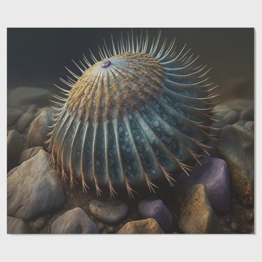 Papier Cadeau Urchine de Deep Sea (Plat)