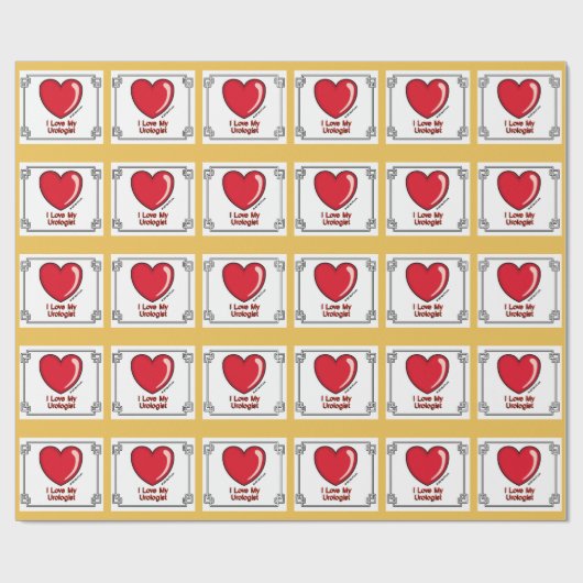 Papier Cadeau Urologue (Plat)