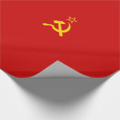 Papier Cadeau URSS Union soviétique Drapeau faucon communiste fa (Coin)