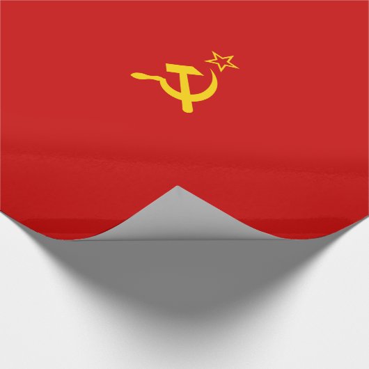 Papier Cadeau URSS Union soviétique Drapeau faucon communiste fa (Coin)