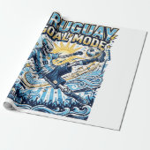 Papier Cadeau Uruguay Mode Goal Skeleton Attaquant Nations Dynam (Déroulé)