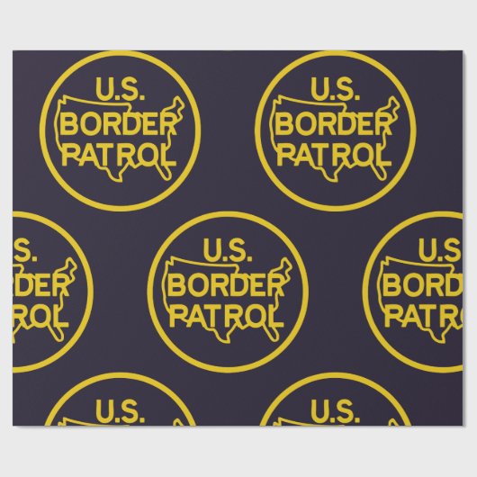 Papier Cadeau US Border Patrol (Plat)