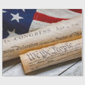 Papier Cadeau US Founding Documents (Plat)