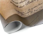 Papier Cadeau US Founding Documents (Coin rond)