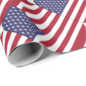 PAPIER CADEAU USA (Coin rond)