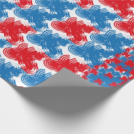 PAPIER CADEAU USA/EEUU FLAG SIMPLIFIED TEXT BY MASANSER PIXELAT (Coin)