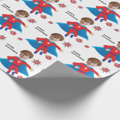 Papier Cadeau USA Superhero Boy Fab Anniversaire (Coin)