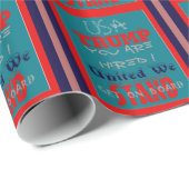 Papier Cadeau USA Trump Vous Êtes Embauché ! Impression d'art de (Coin rond)