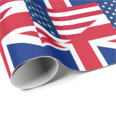 Papier Cadeau usa uk (Coin rond)