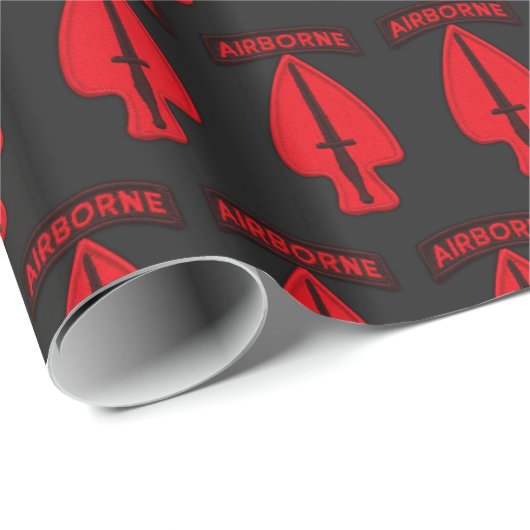 Papier Cadeau USASOC SOCOM spécial des vétérans (Coin rond)