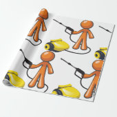 Papier Cadeau Utilisation D'Une Lave-Pression (Déroulé)