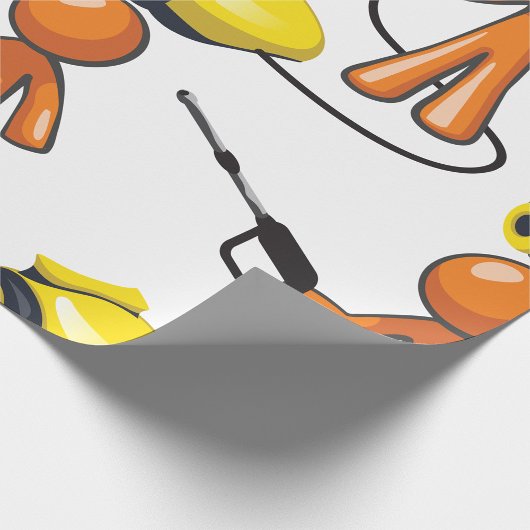 Papier Cadeau Utilisation D'Une Lave-Pression