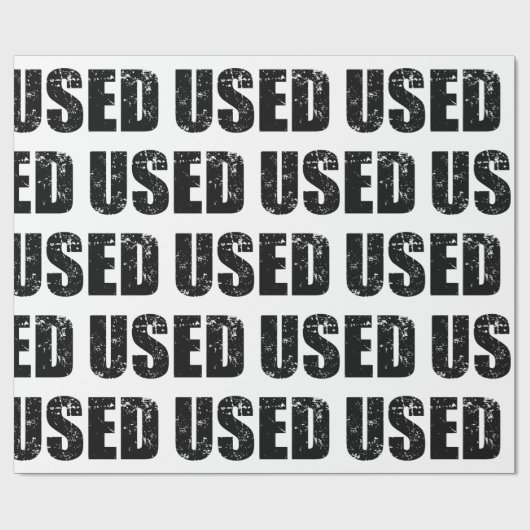 PAPIER CADEAU UTILISÉ (Plat)