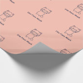 Papier Cadeau UTILISER MASQUE MASQUE CUISINE papier enveloppant (Coin)