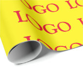 Papier Cadeau Utiliser votre image ou logo (Coin rond)