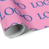 Papier Cadeau Utiliser votre image ou logo (Coin rond)