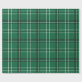 Papier Cadeau Vacances classiques et audacieuses en vert Noël (Plat)