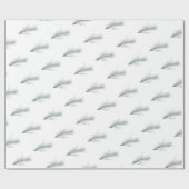 Papier Cadeau Vacances de Noël de Pine Simple (Plat)