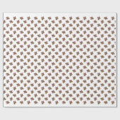 Papier Cadeau Vacances de Noël de Puggle (Plat)