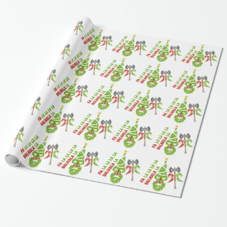Papier Cadeau Vacances de Noël de Viking le Valhöll