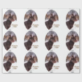 Papier Cadeau Vacances de Noël Kelpie en Australie (Plat)