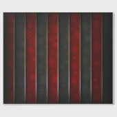 Papier Cadeau Vacances de Noël - rouges/noir avec des flocons de (Plat)