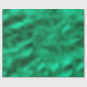 Papier Cadeau Vacances de Noël Vert Chatoyant (Plat)