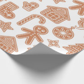 Papier Cadeau Vacances de pain d'épice (Coin)