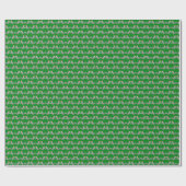 Papier Cadeau Vacances de Santa Chinchillas (Plat)
