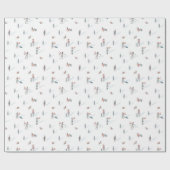 Papier Cadeau Vacances de ski (Plat)