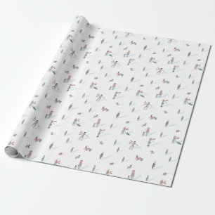 Papier Cadeau Vacances de ski
