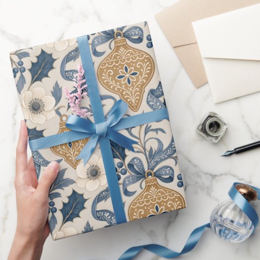 Papier Cadeau Vacances de style William Morris (Cadeaux)