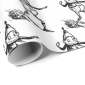 Papier Cadeau Vacances d'hiver Elf Thunder_Cove (Coin rond)