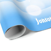 Papier Cadeau Vacances d'hiver Flocons de neige Vœux XMAX Person (Coin rond)