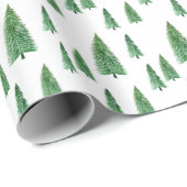 Papier Cadeau Vacances d'hiver Pays Beauté (Coin rond)