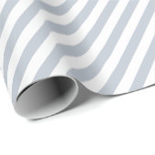 Papier Cadeau Vacances diagonales triées gris clair simple (Coin rond)