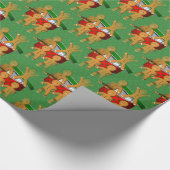 Papier Cadeau Vacances Échapper Gingerbread Cookies mignons (Coin)