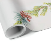 Papier Cadeau Vacances en aquarelle (Coin rond)