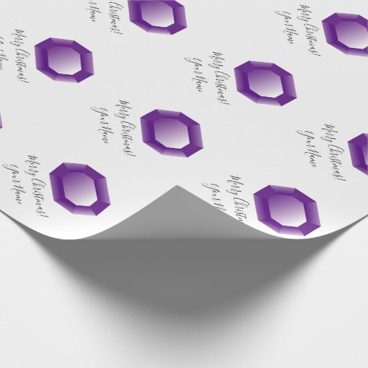 Papier Cadeau Vacances faites sur commande de Noël de pierre (Coin)