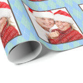 Papier Cadeau Vacances faites sur commande de photo de motif à (Coin rond)
