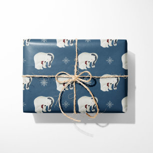 Papier Cadeau Vacances Ours Polaire