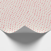Vacances Pois couleur rouge et blanche