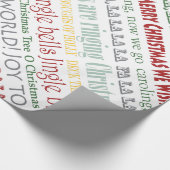 Papier Cadeau Vacances préférées de chansons de vacances de (Coin)