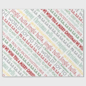 Papier Cadeau Vacances préférées de chansons de vacances de (Plat)