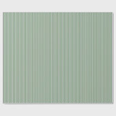 Papier Cadeau Vacances Rayures Vertes (Plat)