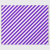 Papier Cadeau Vacances Royal Purple Wide Stripe (Plat)