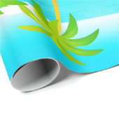 Papier Cadeau vacances santa claus (Coin rond)