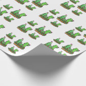 Papier Cadeau Vacances sympa Xmas Cactus cactus cactus succulent (Coin)